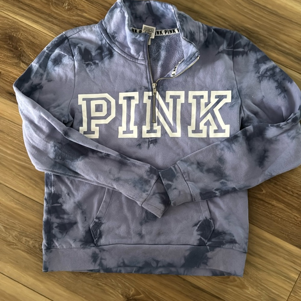 Victorias Secret Pink size M 1/4 zip